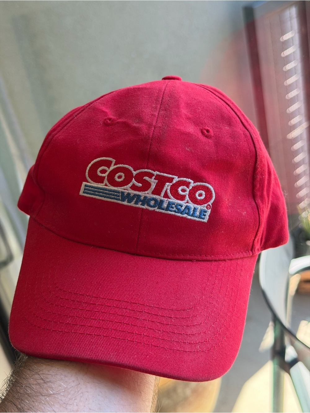 Costco wholesale baseball hat ball cap costume holiday 100% cotton embroidered